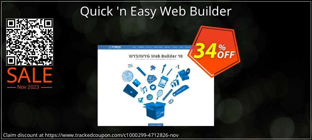 Quick 'n Easy Web Builder coupon on National Loyalty Day sales