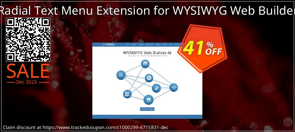 Radial Text Menu Extension for WYSIWYG Web Builder coupon on National Loyalty Day promotions