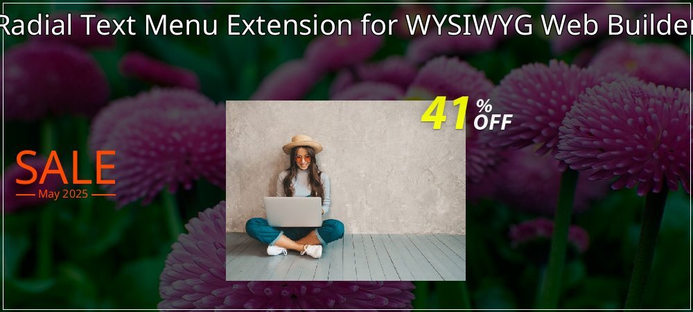 Radial Text Menu Extension for WYSIWYG Web Builder coupon on World Whisky Day promotions