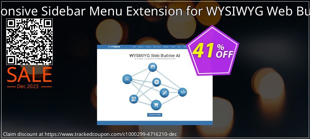 Responsive Sidebar Menu Extension for WYSIWYG Web Builder coupon on Mother Day sales