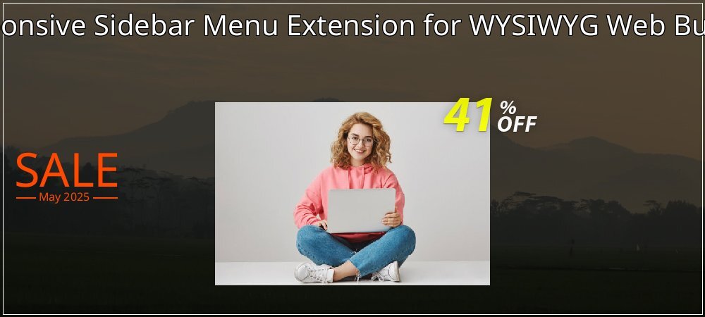 Responsive Sidebar Menu Extension for WYSIWYG Web Builder coupon on National Walking Day promotions