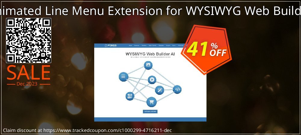 Animated Line Menu Extension for WYSIWYG Web Builder coupon on Palm Sunday promotions