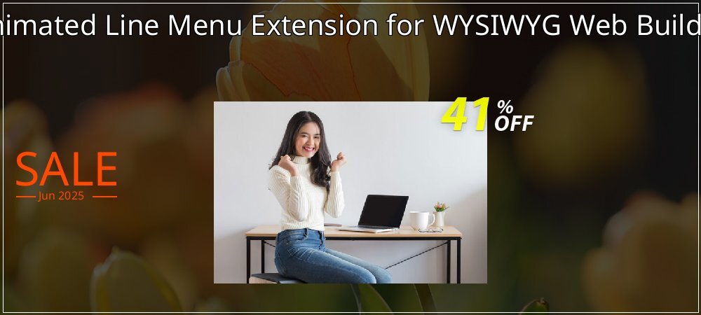 Animated Line Menu Extension for WYSIWYG Web Builder coupon on World Party Day sales