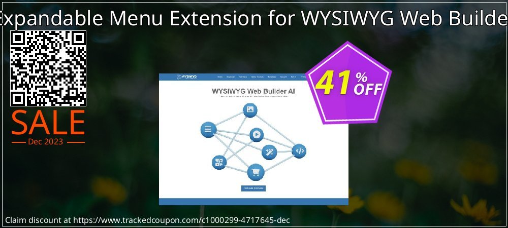 Expandable Menu Extension for WYSIWYG Web Builder coupon on Mother Day offering discount