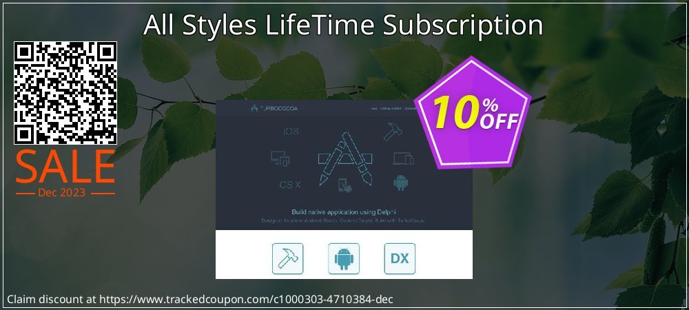 All Styles LifeTime Subscription coupon on Tell a Lie Day sales