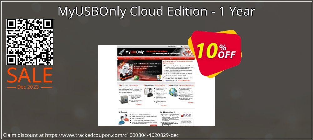 MyUSBOnly Cloud Edition - 1 Year coupon on April Fools' Day offering discount
