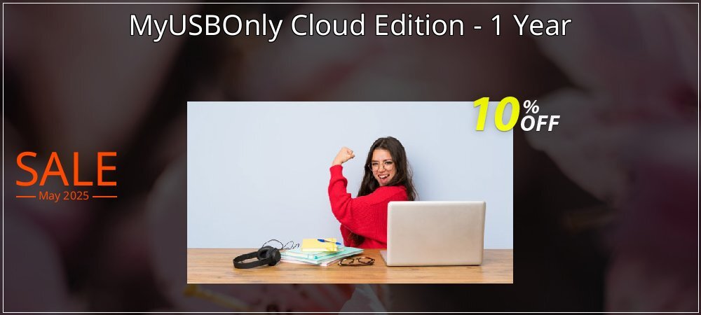MyUSBOnly Cloud Edition - 1 Year coupon on National Smile Day super sale