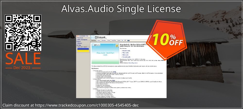 Alvas.Audio Single License coupon on National Walking Day offer