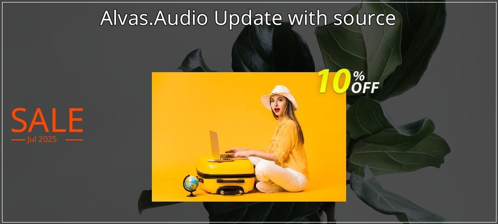 Alvas.Audio Update with source coupon on World Backup Day offering sales