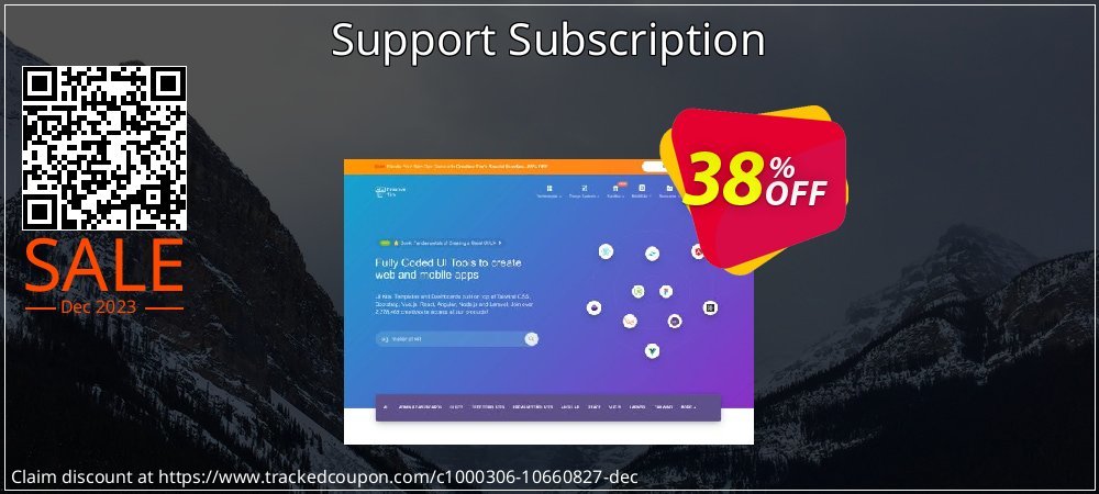 Support Subscription coupon on April Fools' Day super sale