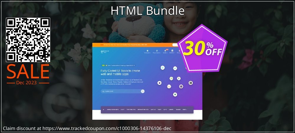 HTML Bundle coupon on World Party Day offering discount
