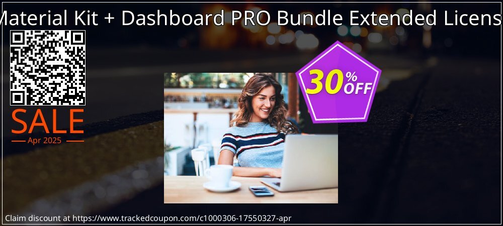 Material Kit + Dashboard PRO Bundle Extended License coupon on April Fools' Day super sale