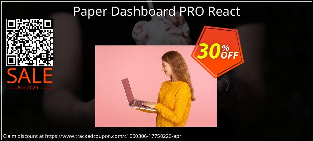 Paper Dashboard PRO React coupon on Mother Day deals