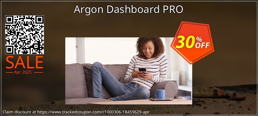 Argon Dashboard PRO coupon on National Smile Day discount