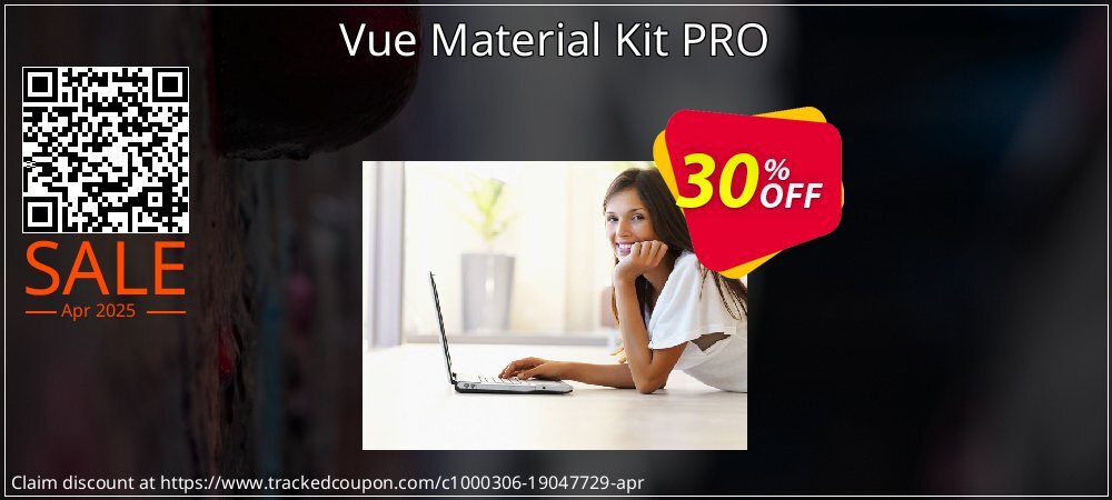 Vue Material Kit PRO coupon on April Fools' Day offering sales