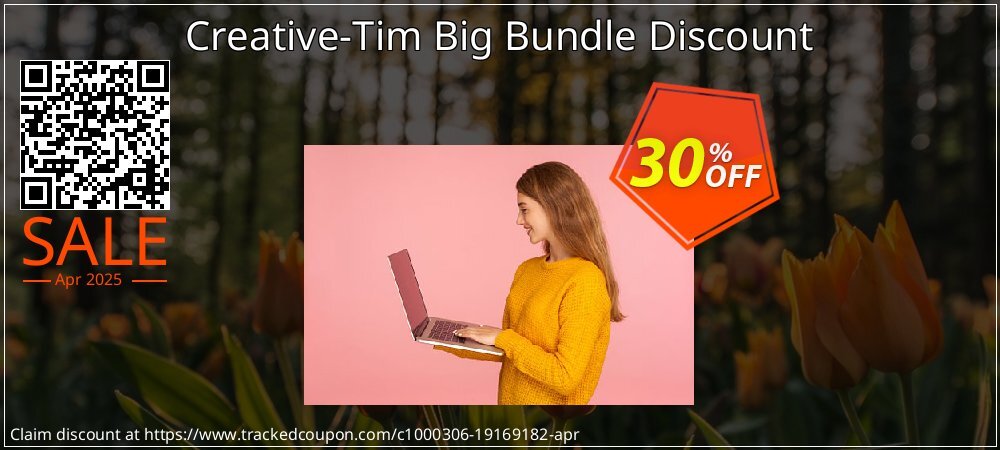 Creative-Tim Big Bundle Discount coupon on April Fools' Day offering discount