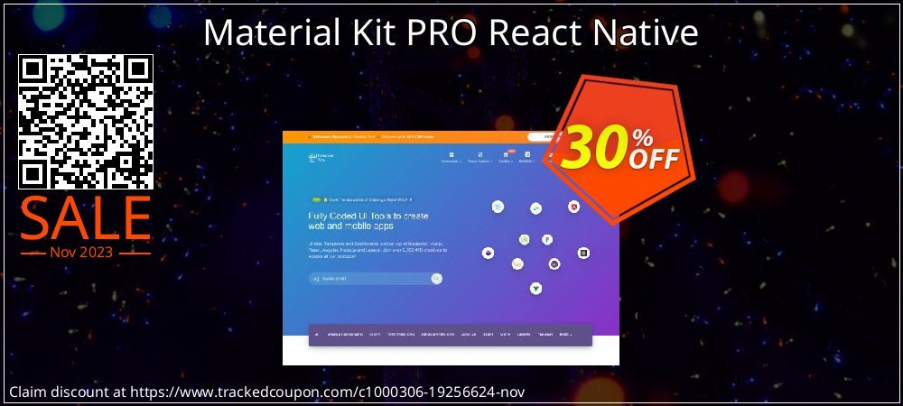 Material Kit PRO React Native coupon on April Fools' Day deals
