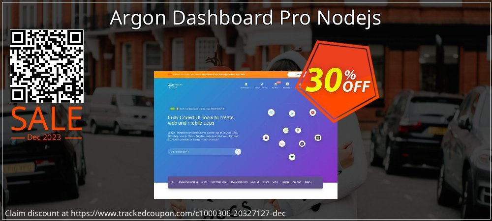 Argon Dashboard Pro Nodejs coupon on April Fools' Day sales