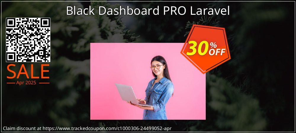 Black Dashboard PRO Laravel coupon on April Fools' Day offer