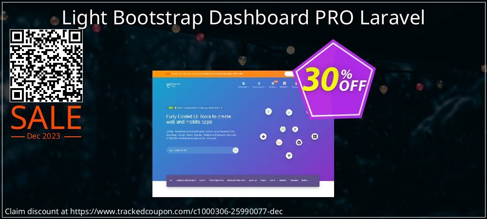 Light Bootstrap Dashboard PRO Laravel coupon on April Fools' Day super sale