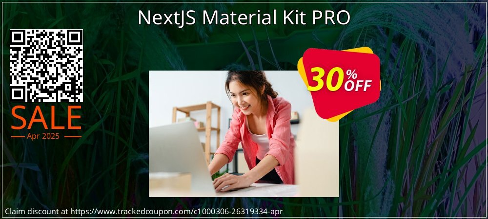 NextJS Material Kit PRO coupon on Tell a Lie Day discounts