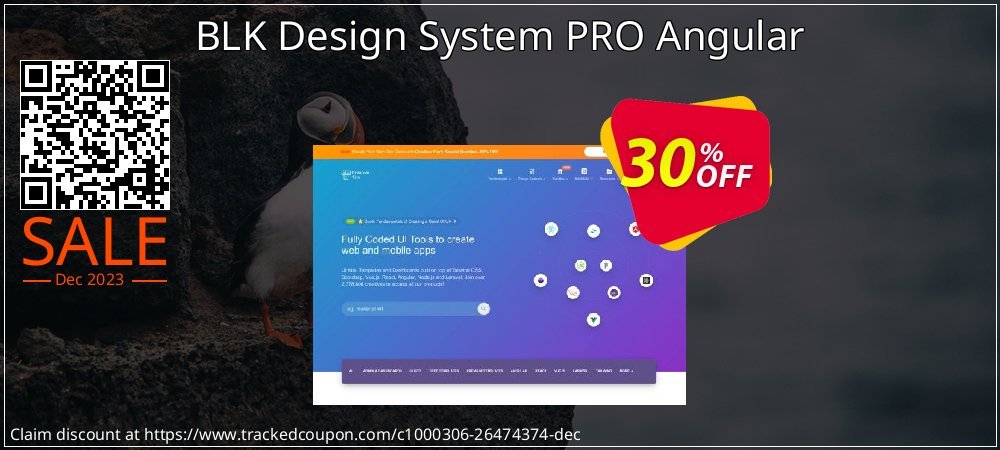 BLK Design System PRO Angular coupon on Tell a Lie Day offering discount