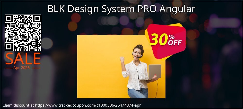 BLK Design System PRO Angular coupon on Tell a Lie Day offering discount