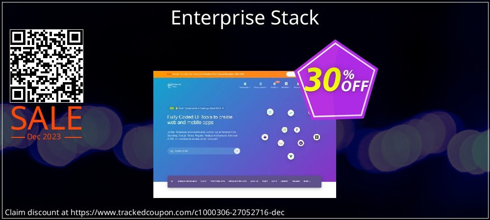 Enterprise Stack coupon on Palm Sunday offering sales
