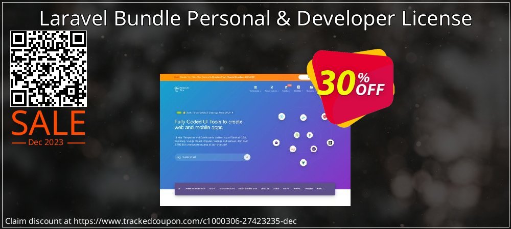 Laravel Bundle Personal & Developer License coupon on National Walking Day offering discount