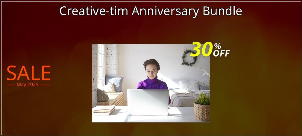 Creative-tim Anniversary Bundle coupon on April Fools Day offering sales