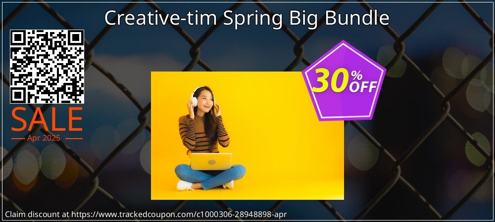 Creative-tim Spring Big Bundle coupon on Easter Day offering sales