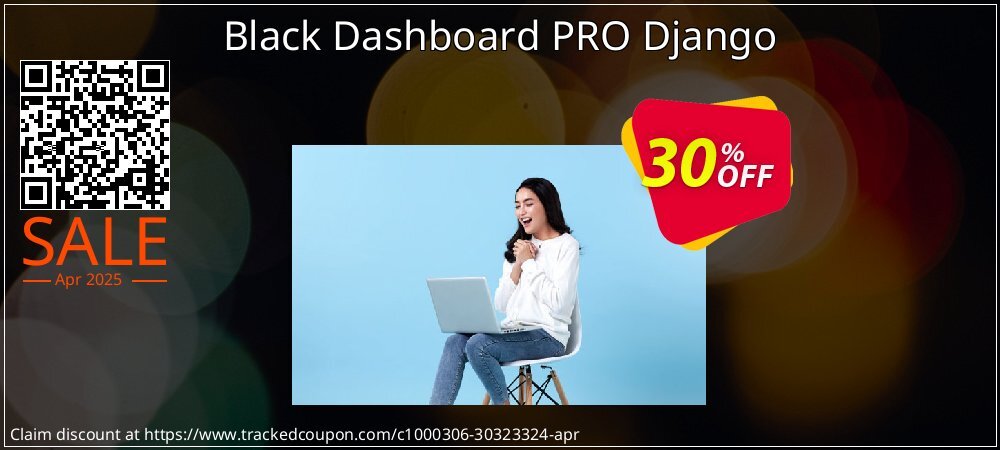 Black Dashboard PRO Django coupon on Tell a Lie Day offering sales