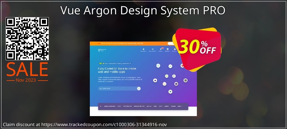 Vue Argon Design System PRO coupon on World Party Day discounts