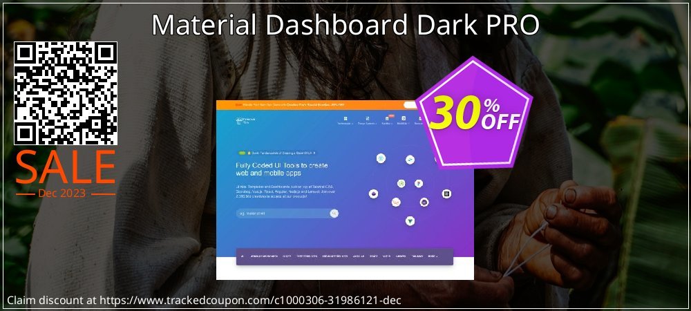 Material Dashboard Dark PRO coupon on Palm Sunday super sale