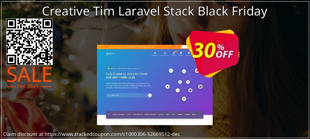 Creative Tim Laravel Stack Black Friday coupon on Working Day offer