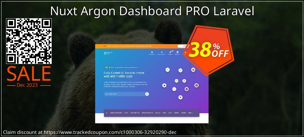 Nuxt Argon Dashboard PRO Laravel coupon on Mother Day offering discount