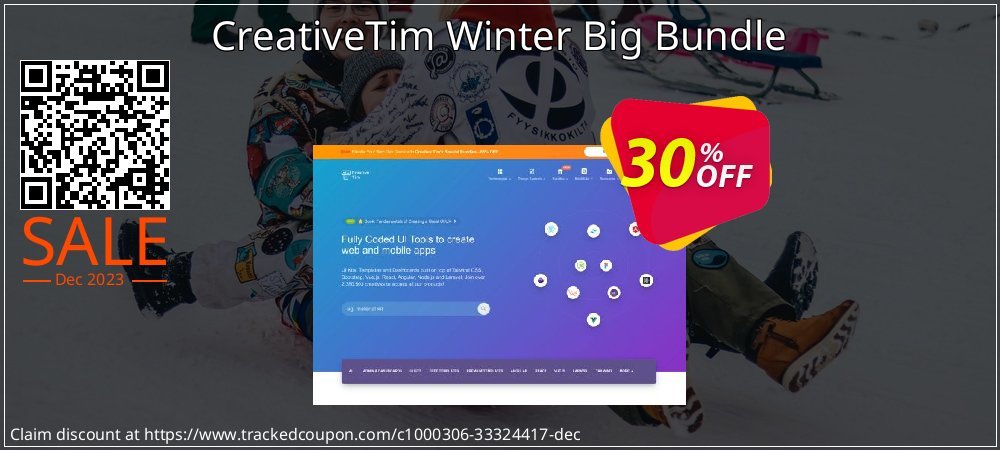 CreativeTim Winter Big Bundle coupon on April Fools' Day discount