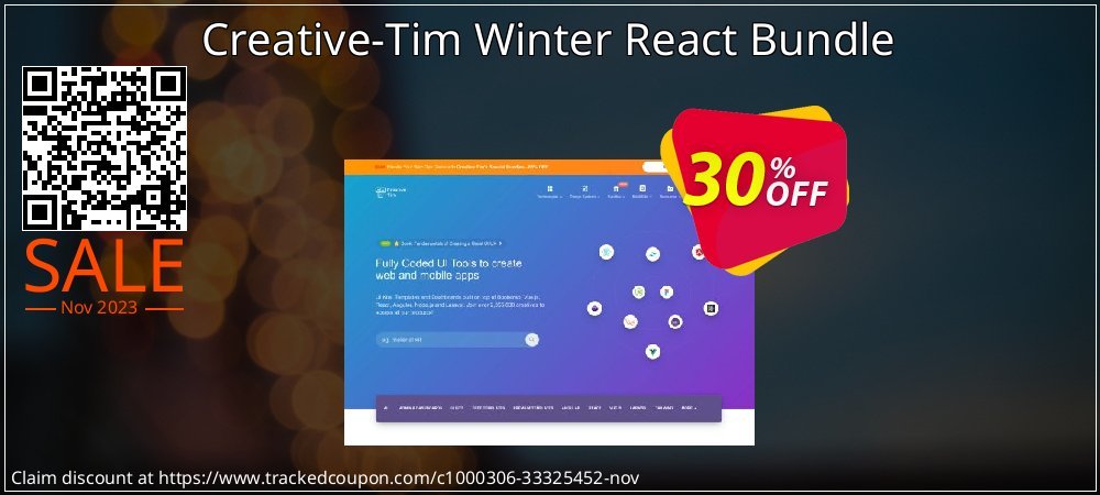 Creative-Tim Winter React Bundle coupon on April Fools' Day discount