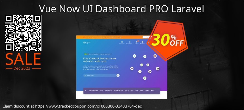 Vue Now UI Dashboard PRO Laravel coupon on World Password Day discounts