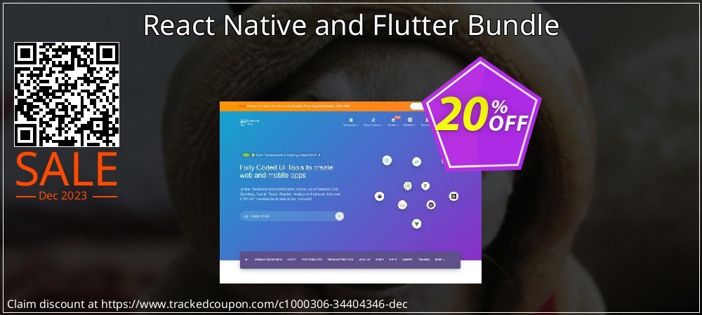 React Native and Flutter Bundle coupon on World Party Day offering discount
