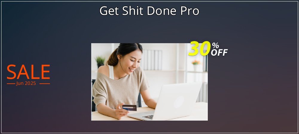 Get Shit Done Pro coupon on World Backup Day super sale