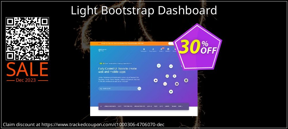 Light Bootstrap Dashboard coupon on National Walking Day sales