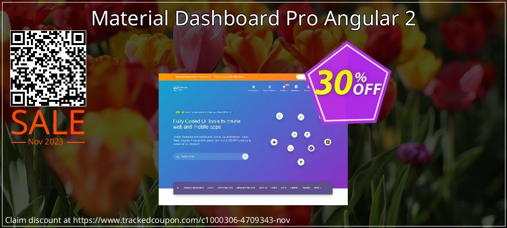 Material Dashboard Pro Angular 2 coupon on Easter Day super sale