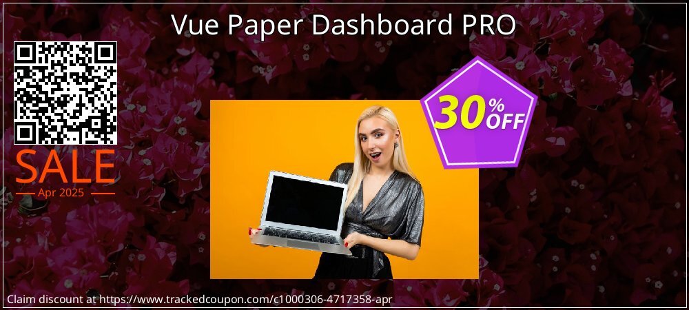 Vue Paper Dashboard PRO coupon on Easter Day offer