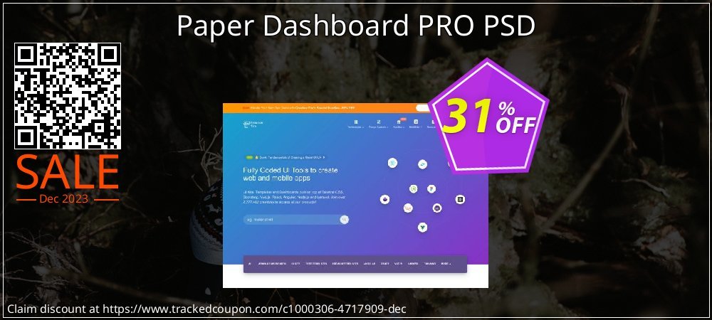 Paper Dashboard PRO PSD coupon on Tell a Lie Day offering discount