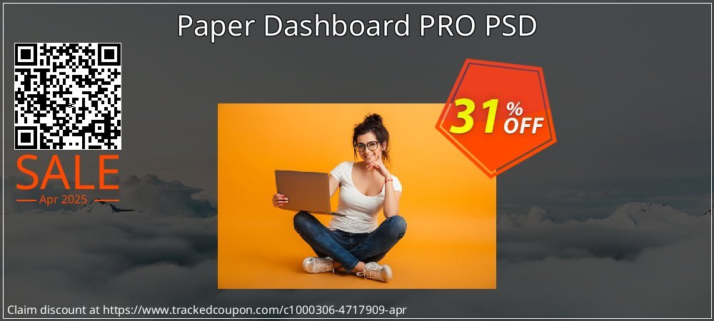 Paper Dashboard PRO PSD coupon on Tell a Lie Day offering discount