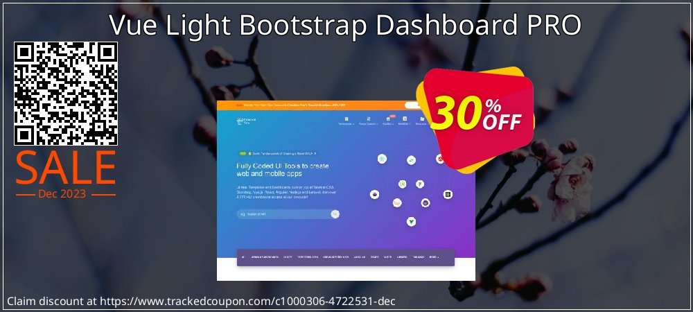 Vue Light Bootstrap Dashboard PRO coupon on World Party Day sales