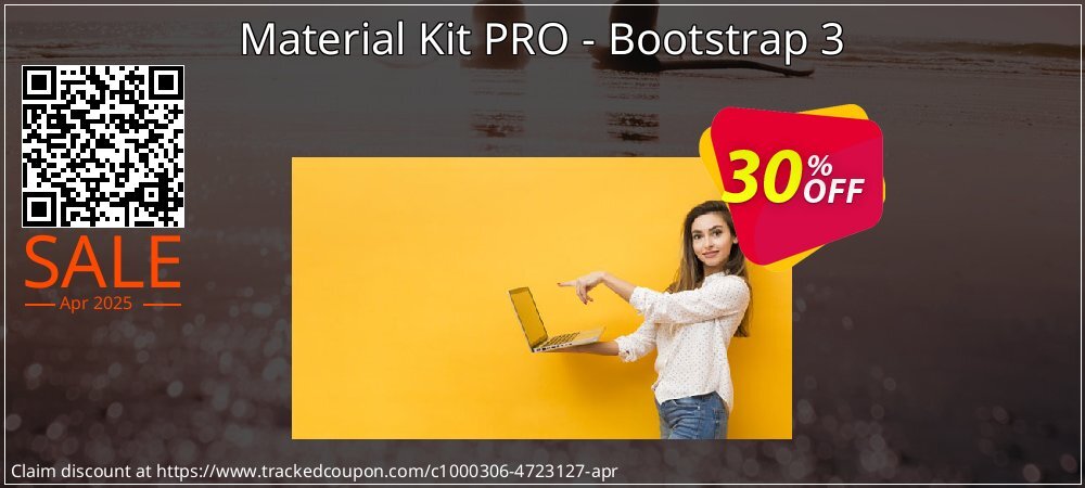 Material Kit PRO - Bootstrap 3 coupon on April Fools' Day offer