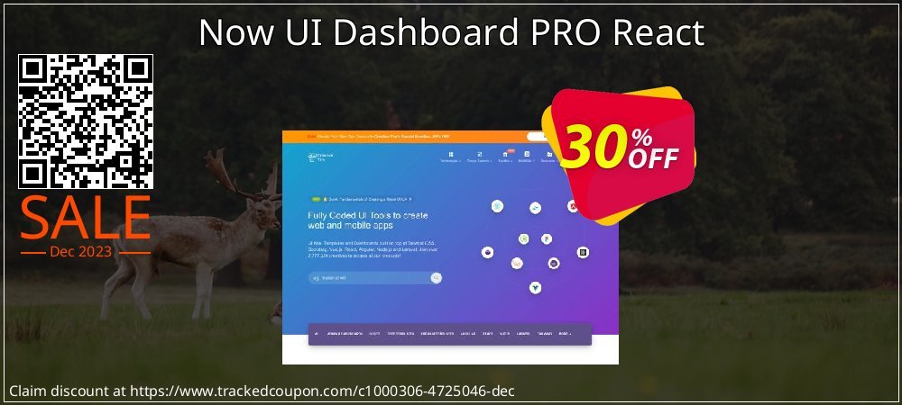 Now UI Dashboard PRO React coupon on World Party Day offering discount
