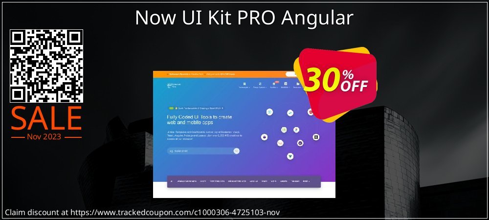 Now UI Kit PRO Angular coupon on Easter Day discounts
